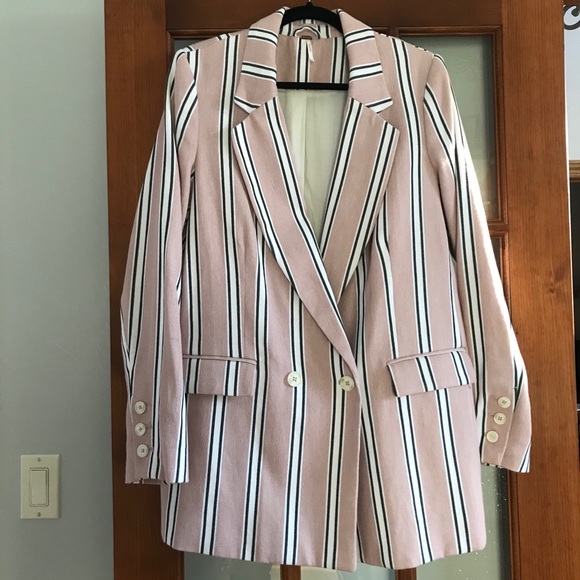 Free People Jackets & Blazers - Uptown Girl Pink Free People Blazer